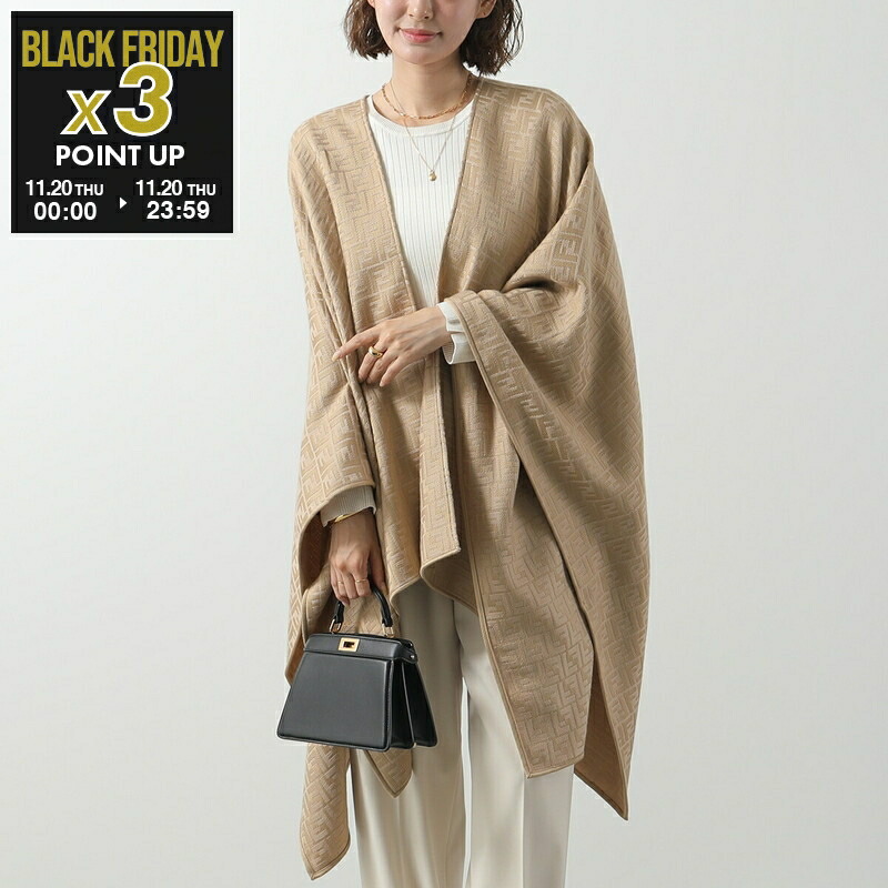 楽天市場】FENDI フェンディ ポンチョ FXX723 AQCW レディース