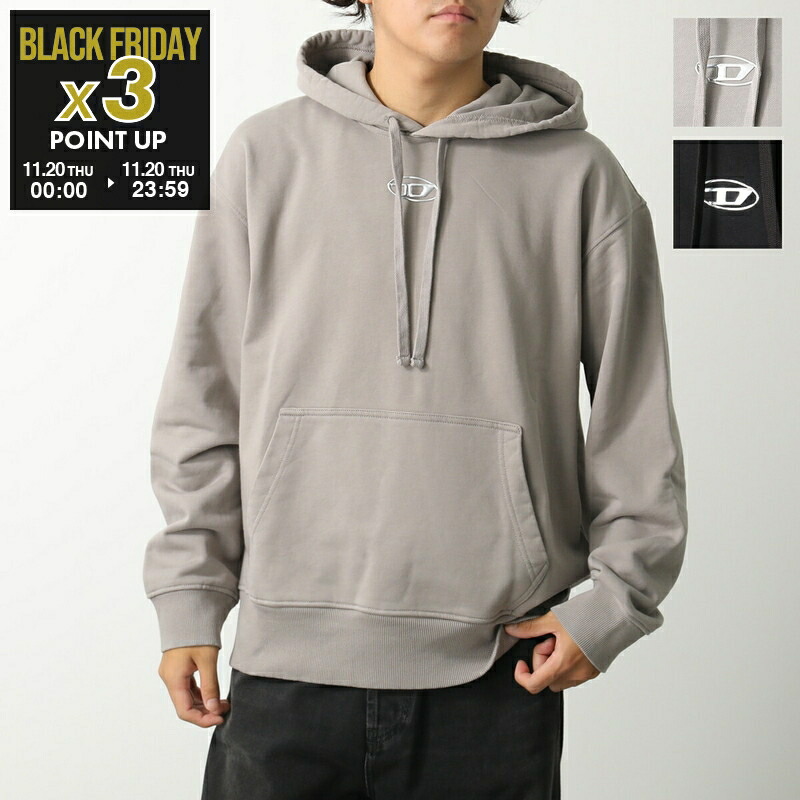 楽天市場】DIESEL ディーゼル ジップアップ パーカー S-GINNI-ZIP-OD