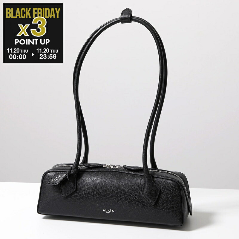 美品　アライア ミーナ ウェーブ ハンドバッグ 2way レザー 黒 美品 アライア ミーナ ウェーブ ハンドバッグ 2way レザー 黒