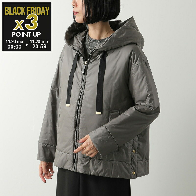 【未使用】Max Mara　リバーシブル　フーディキルティングジャケット Max Mara The Cube マックスマーラ ザ キューブ アウター ダウン