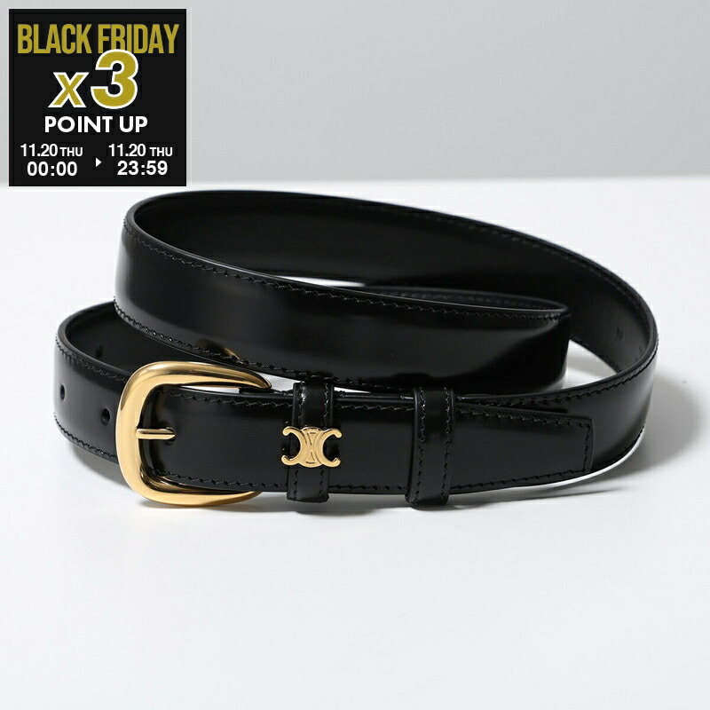 楽天市場】CELINE セリーヌ Medium Triomphe Belt ミディアム