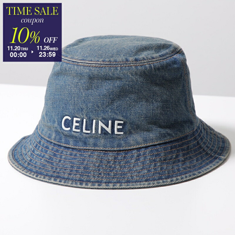 楽天市場】CELINE セリーヌ バケットハット 2AUP7517Q.02NC レディース