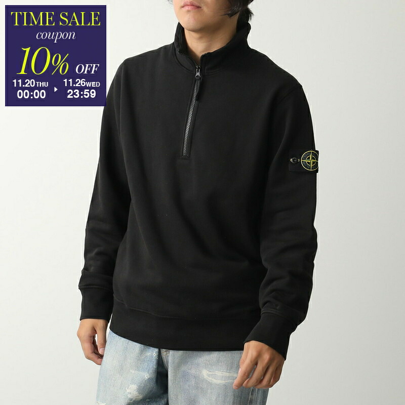 ストーンアイランド スウェットシャツ ブラック ストーンアイランド STONE ISLAND STONE ISLAND トレーナー 811563920