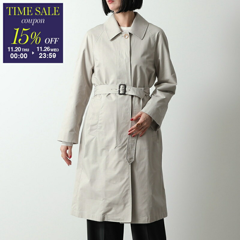 Max Mara マックスマーラ トレンチコート 裏地総柄 ベルト付 サイズ42 Max Mara マックスマーラ トレンチコート 裏地総柄 ベルト付 サイズ42