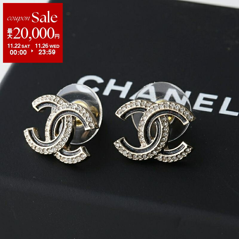 ♡CHANEL ココマーク スクエアピアス CHANEL シャネル スクエアピアス ココマーク プラスチック ブラック