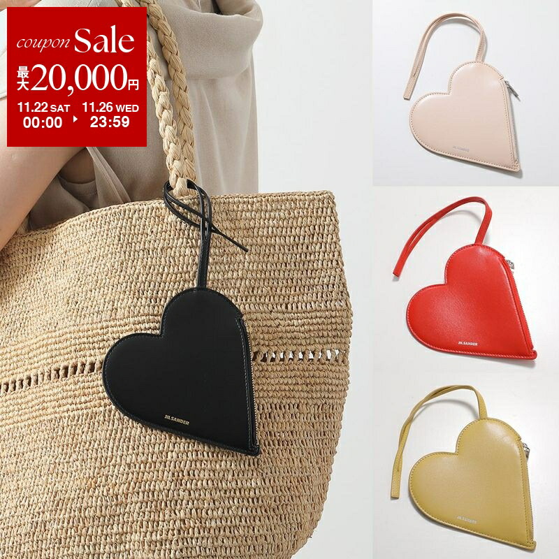 楽天市場】JIL SANDER ジルサンダー ポーチ HEART POUCH J08VL0005