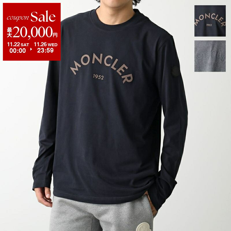楽天市場】モンクレール MONCLER メンズ トップス ロンT 長袖 Tシャツ