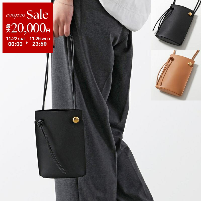 LOEWE ロエベ　ゲートポケット アナグラム ショルダーバッグ ミニバッグ　黒 ロエベ ゲートポケット レザー ショルダーバッグ ブラック A3210225