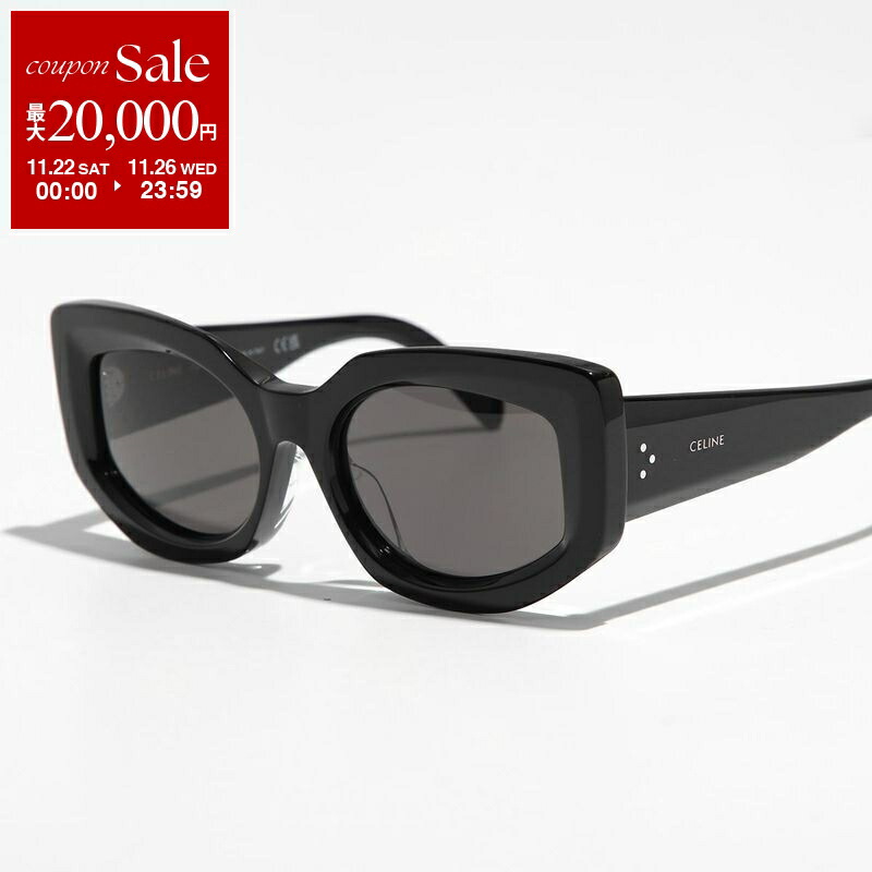 CELINE ブラック サングラス ケース付き　CL4003IN セリーヌ CELINE CELINE サングラス 4S003CPEB CL4003IN キャットアイ