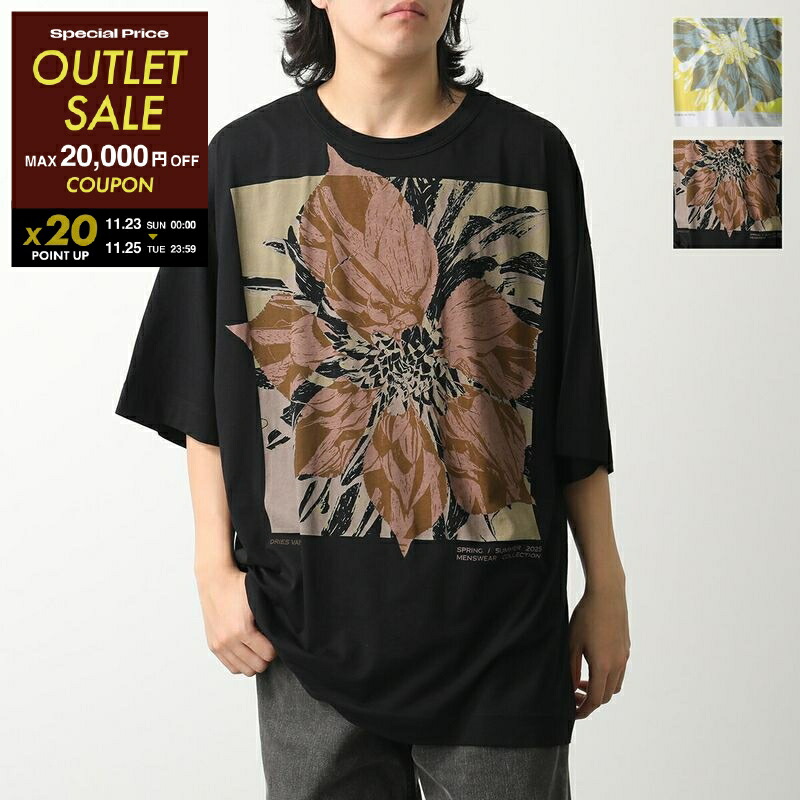 ドリスヴァンノッテン ヴェルナー パントン ハンドプリントTシャツ ドリスヴァンノッテン DRIES VAN NOTEN verner panton ヴェルナー