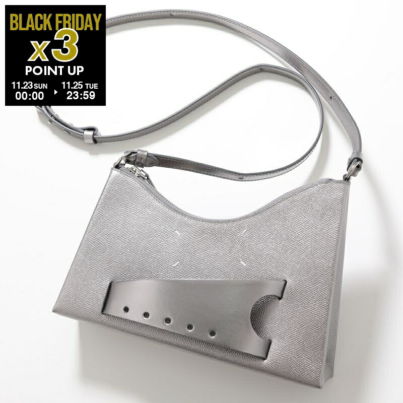 Maison Margielaスナッチド ミディアムショルダーハンドバッグ Maison Margielaスナッチド ミディアムショルダーハンドバッグ