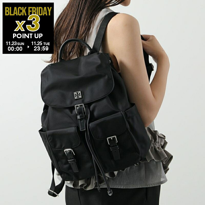 楽天市場】トリーバーチ リュック バックパック ナイロン エラ TORY