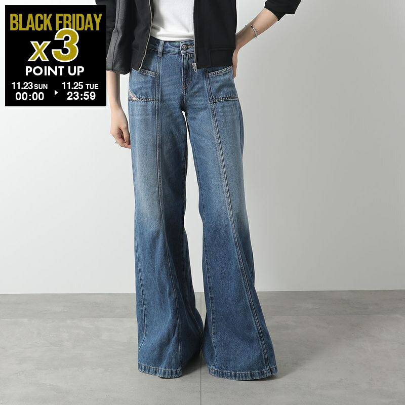 みっち様ディーゼル　レディース　デニムパンツ DIESEL（ディーゼル）の「SS23 レディース デニム カーゴパンツ ルーズ