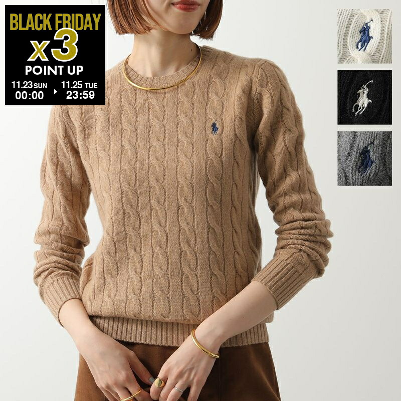 新品 未使用 ポロラルフローレン ケーブルニット レディース S ブラック 希少 楽天市場】Polo Ralph Lauren ポロラルフローレン セーター 211971795