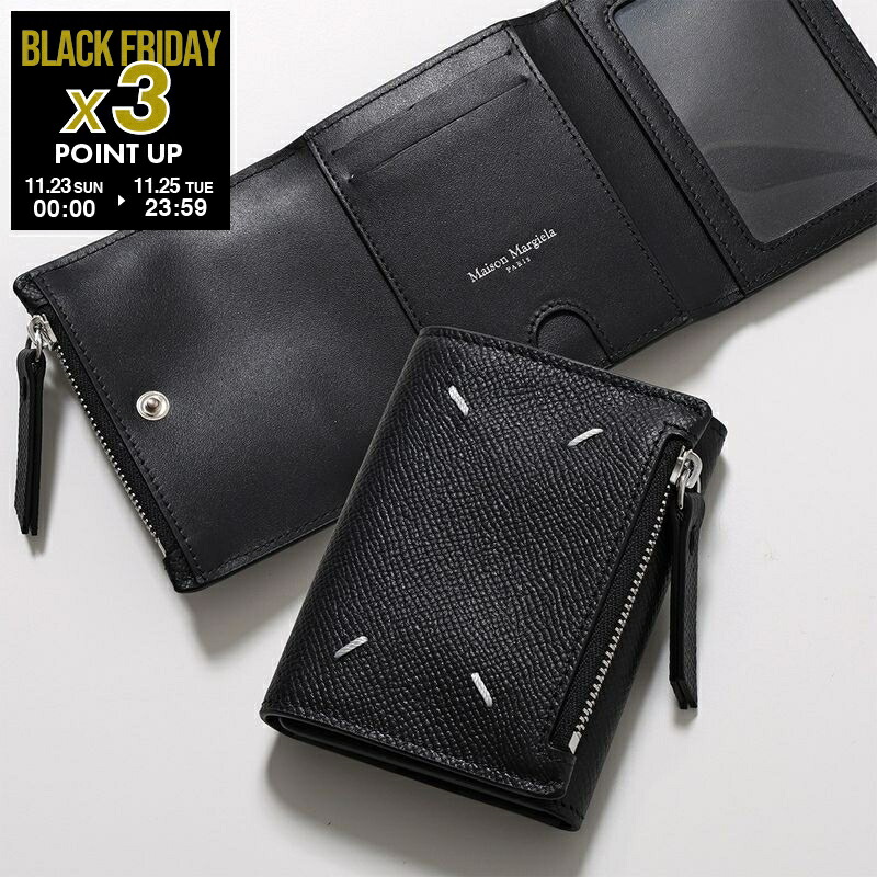 ★美品★ バレンシアガ 二つ折り財布 レザー ブラック 付属品完備✨ BALENCIAGA バレンシアガ 財布 レディース メンズ ブランド 二つ折り