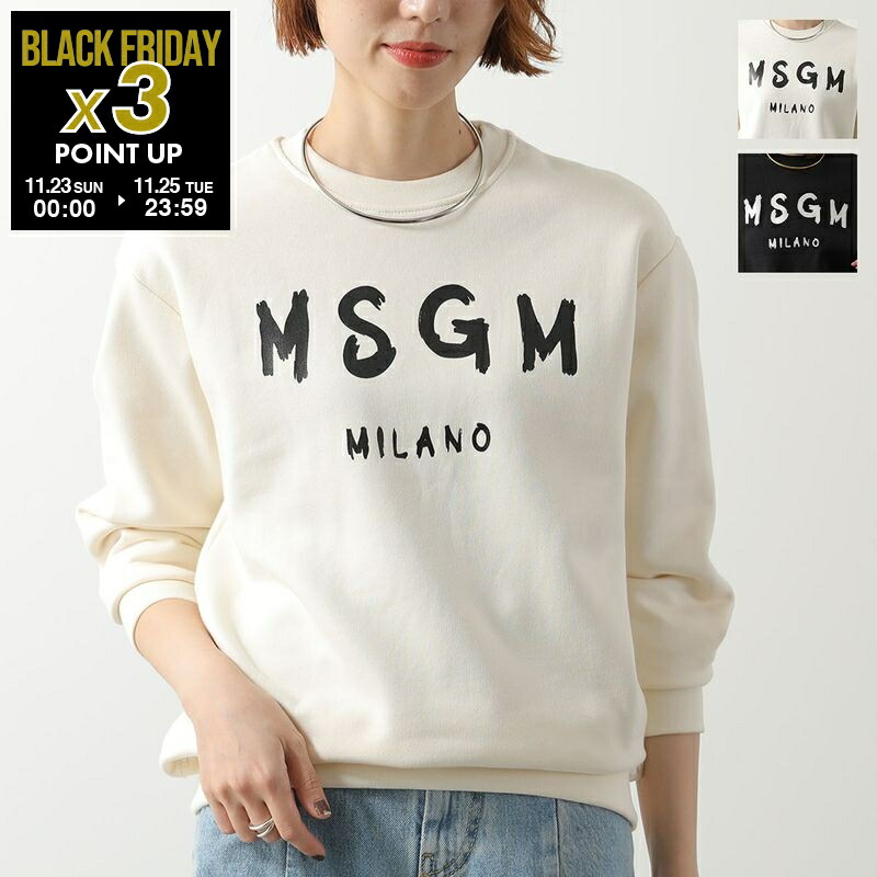 楽天市場】MSGM エムエスジーエム トレーナー 3341MDM513 レディース