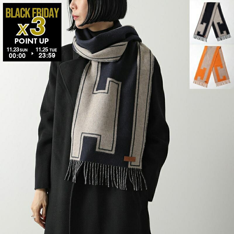 楽天市場】HERMES エルメス マフラー 140×30 ラブストーリー H254043S