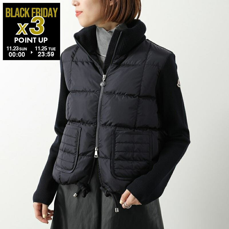 美品モンクレール CARDIGAN TRICOT ニット切替 ダウンジャケット 中古・古着通販】MONCLER (モンクレール) CARDIGAN TRICOT/ニット切替