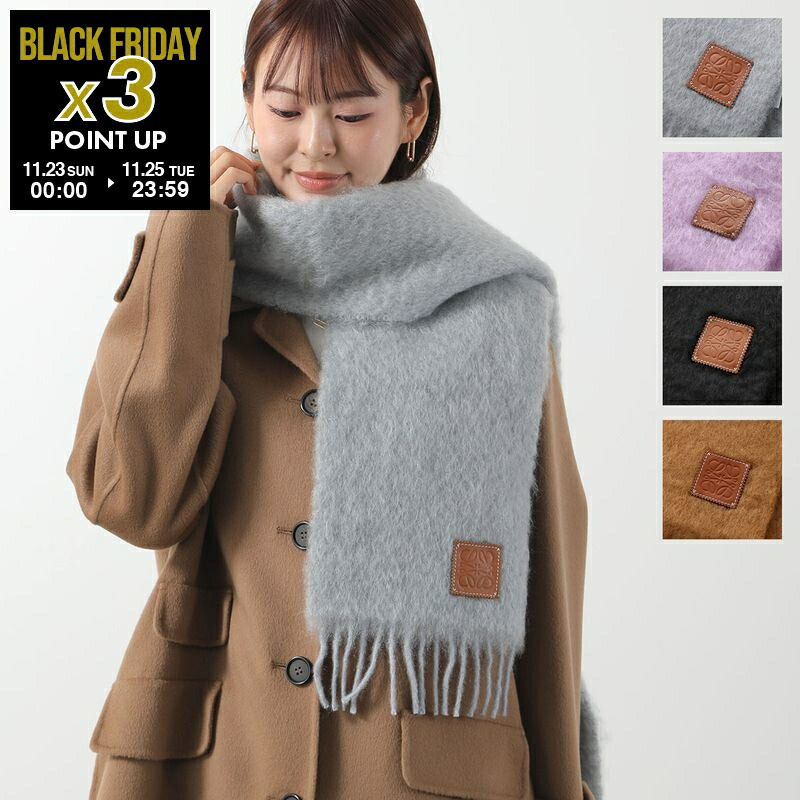 楽天市場】LOEWE ロエベ マフラー F811SS1X01 レディース アナグラム