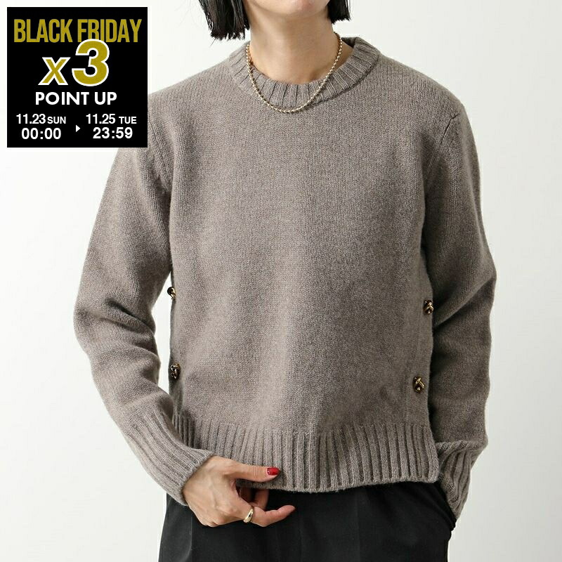 TOTEME ブラウン 長袖セーター modescape_rc-itk6dyee1bbk-307s