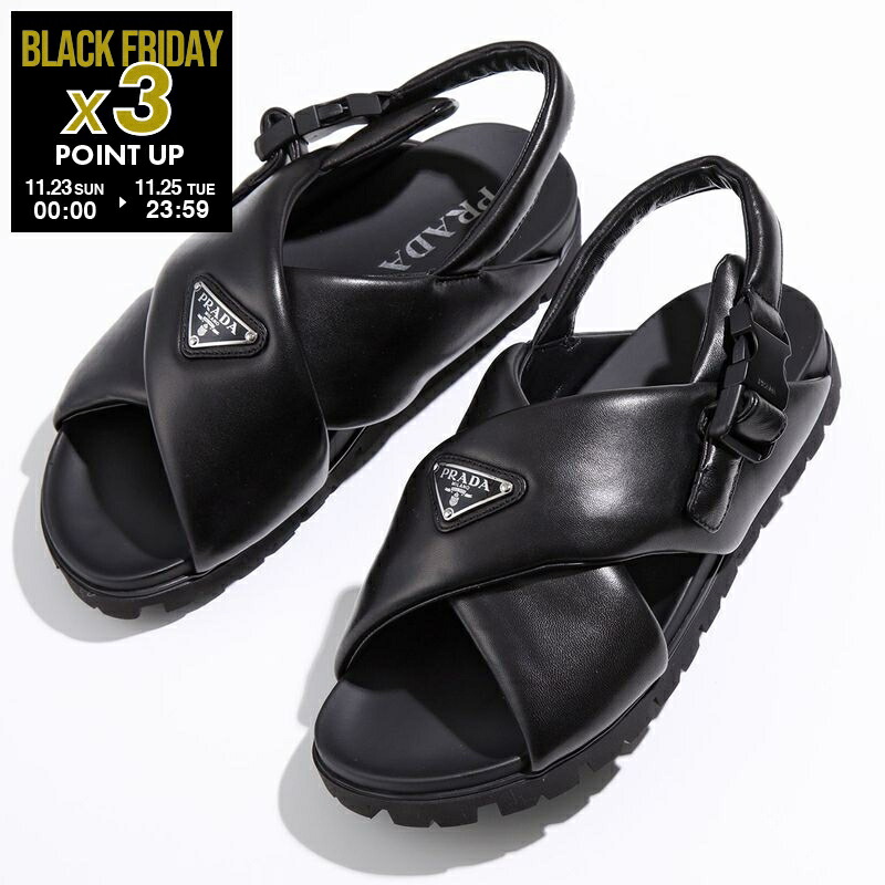 楽天市場】PRADA プラダ クリスクロスサンダル 2X3121 3LEM メンズ