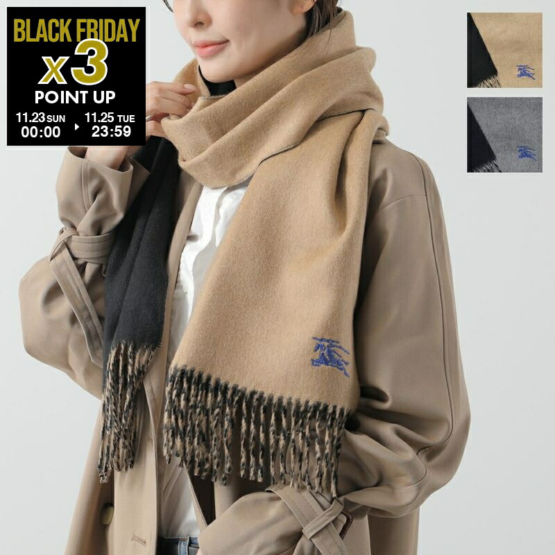 楽天市場】BURBERRY バーバリー マフラー HALF MEGA CHECK CASHMERE
