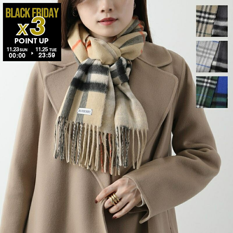 楽天市場】BURBERRY バーバリー マフラー カシミヤ バーバリーチェック