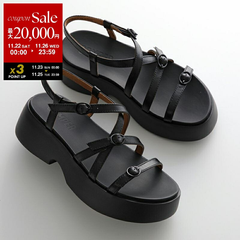 楽天市場】CAMPER カンペール Tasha サンダル プラットフォーム 靴