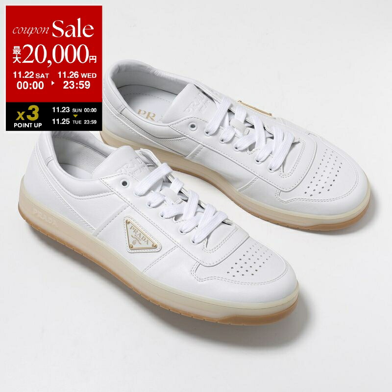 プラダ トライアングルロゴ パテントレザー スニーカー 7 1/2 ゴールド プラダ トライアングルロゴ パテントレザー スニーカー 7 1/2 メンズ