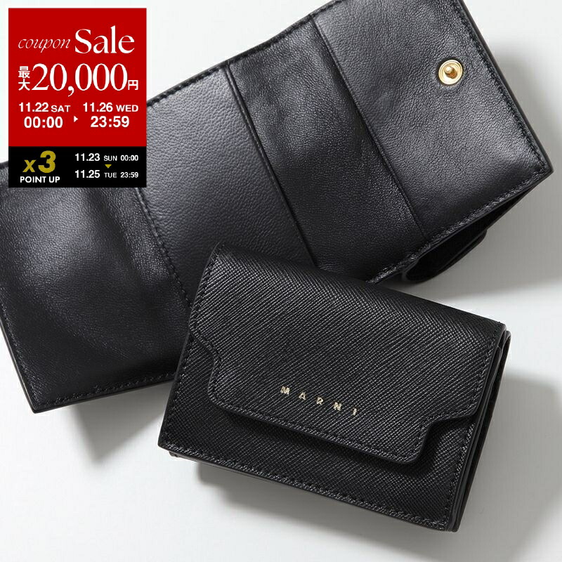 楽天市場】MARNI マルニ 二つ折り財布 PFMOQ14U07 LV520 レディース