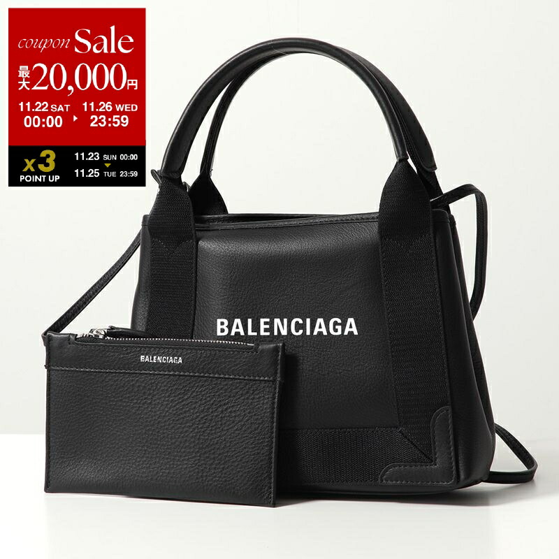 BALENCIAGA丸型トート BALENCIAGA(バレンシアガ) / トートバッグ/レザー/BLK/339933・1000・V