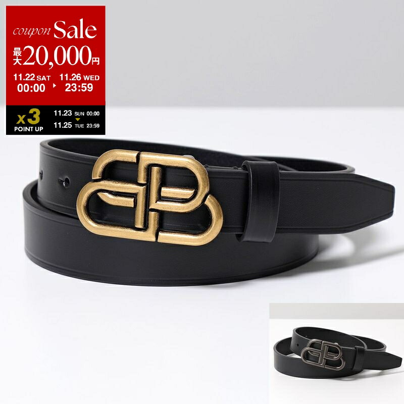 楽天市場】BALENCIAGA バレンシアガ ベルト BB SIGNATURE BELT 30