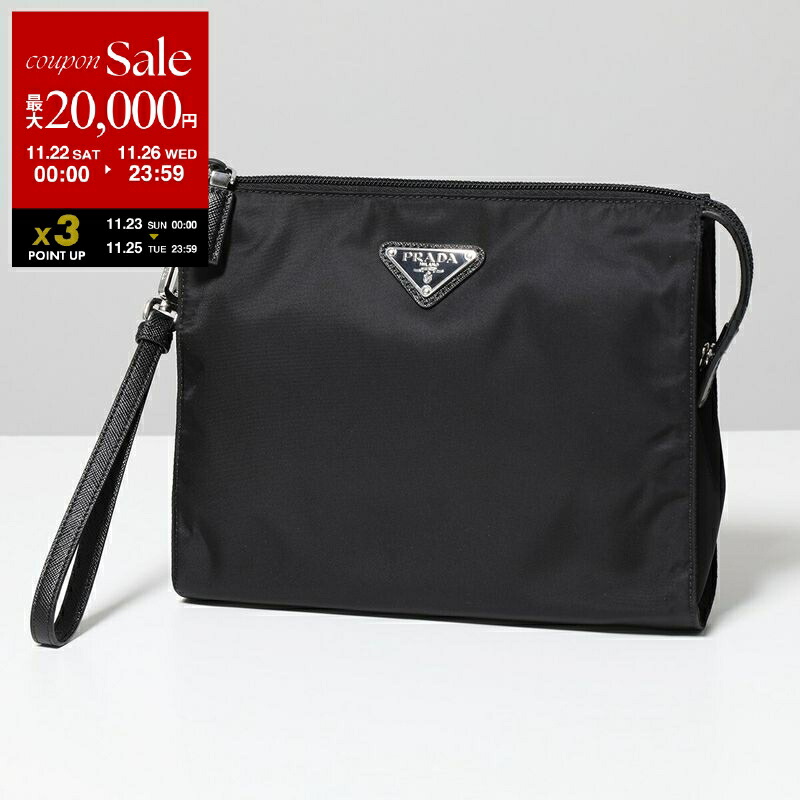 楽天市場】PRADA プラダ クラッチバッグ 2VF056 OOO 9Z2 メンズ