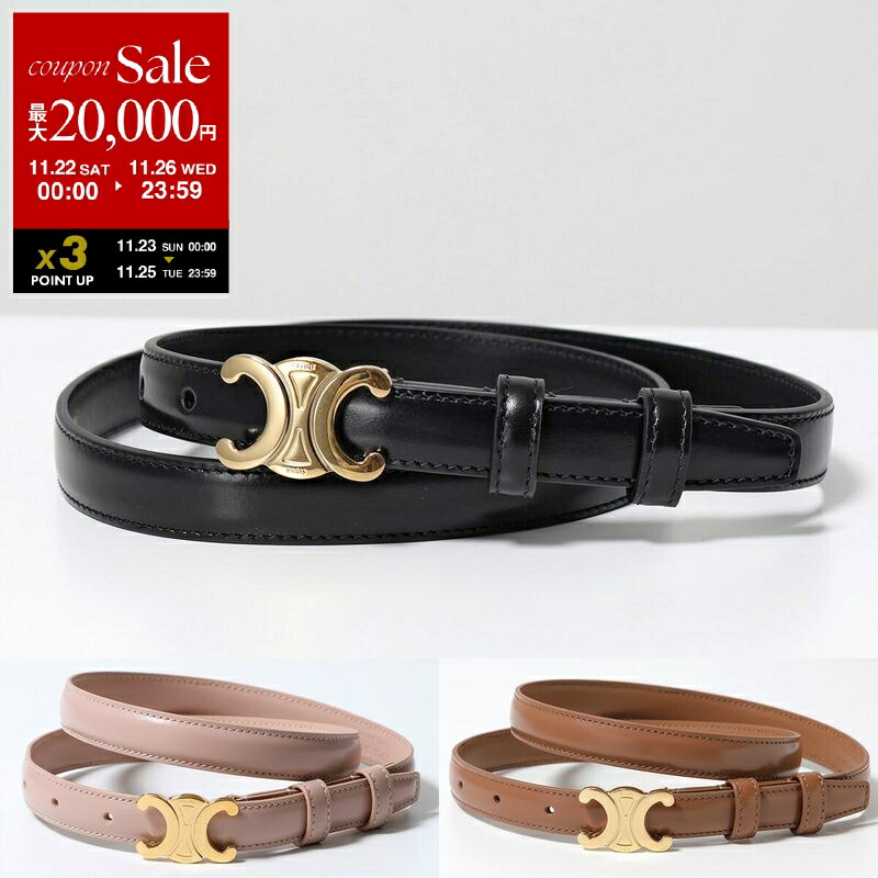 楽天市場】CELINE セリーヌ ベルト Medium 25MM ミディアム 45AK92ACO