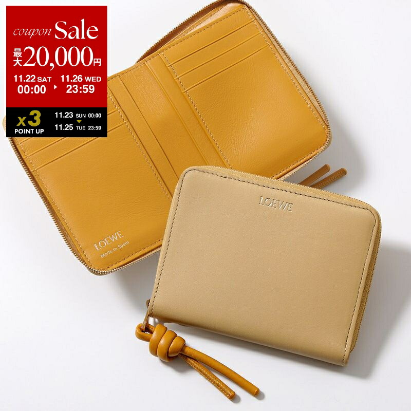 楽天市場】LOEWE ロエベ 二つ折り財布 BIFOLD COIN WALLET C565501X02
