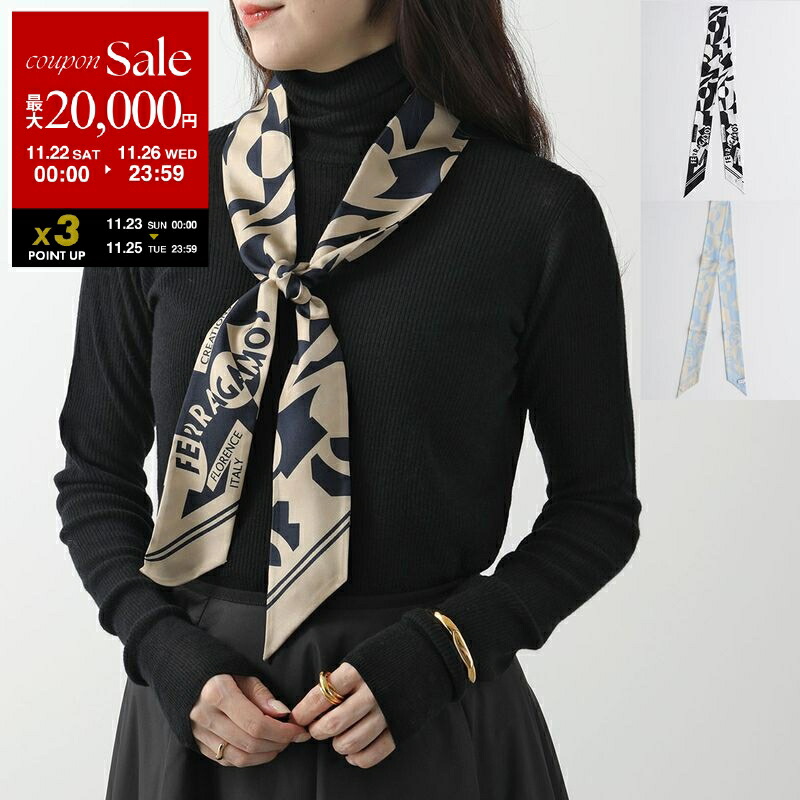 フェラガモ バンドゥ スカーフ シルク バンドゥ - ウィメンズ | Ferragamo