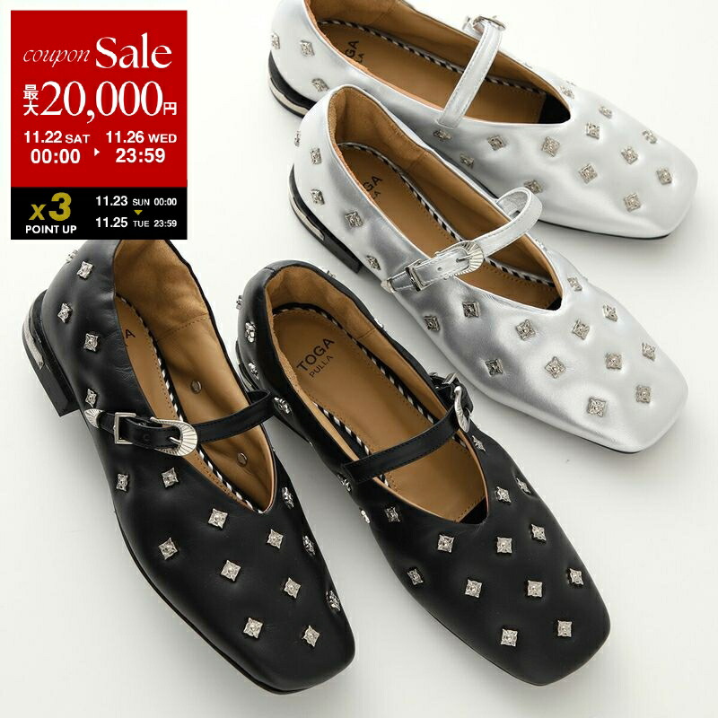 TOGA PULLA ビット ローファー Shark Sole Loafer TOGA PULLA トーガ プルラ ビット ローファー Shark Sole Loafer