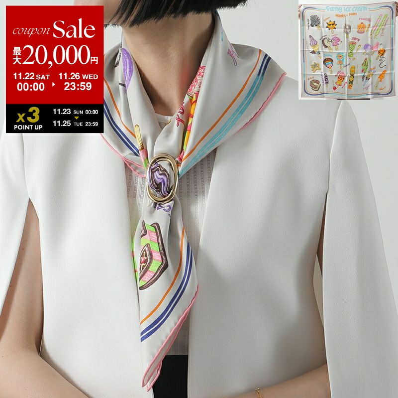 楽天市場】HERMES エルメス スカーフ ロザンジュ ミニ LOSANGE