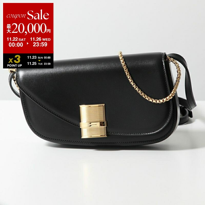 フェラガモ アイボリー レザー ショルダーバッグ FERRAGAMO フェラガモ ショルダーバッグ 21 8358 レディース ダブル