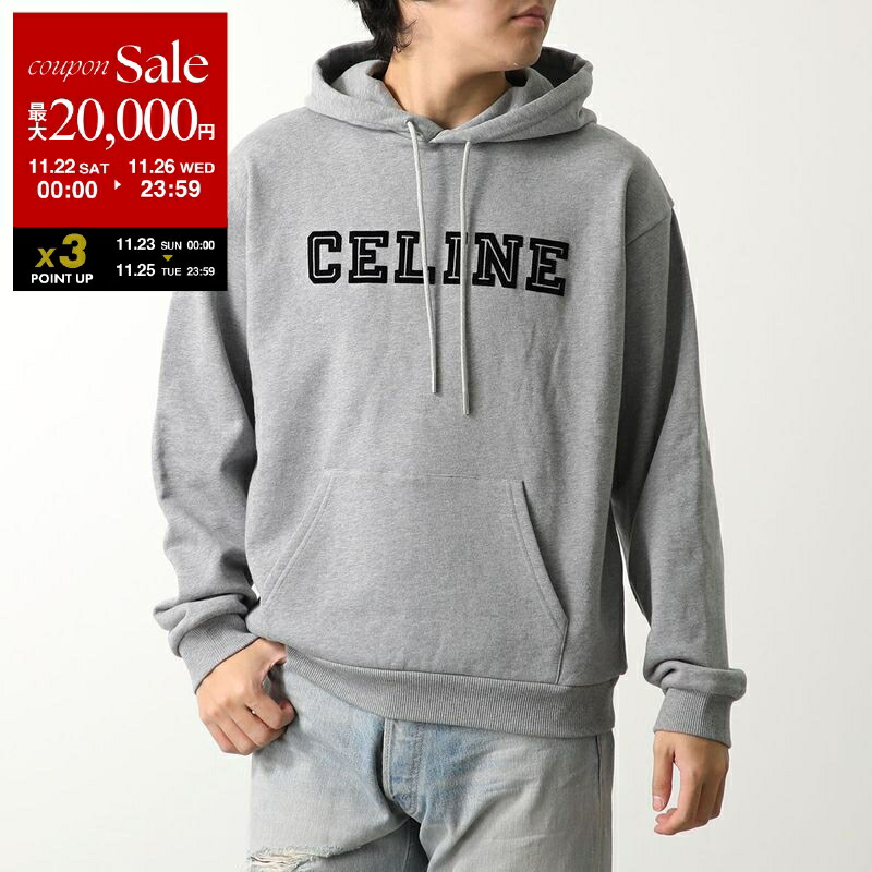 楽天市場】CELINE セリーヌ フーディー 2W36D055Z.20BG メンズ