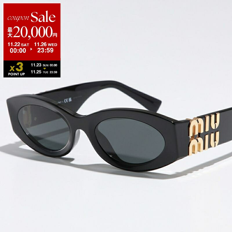 moon　miumiu サングラス　新品未使用　ミュウミュウロゴ 楽天市場】MIUMIU ミュウミュウ サングラス 0MU 03ZS レディース