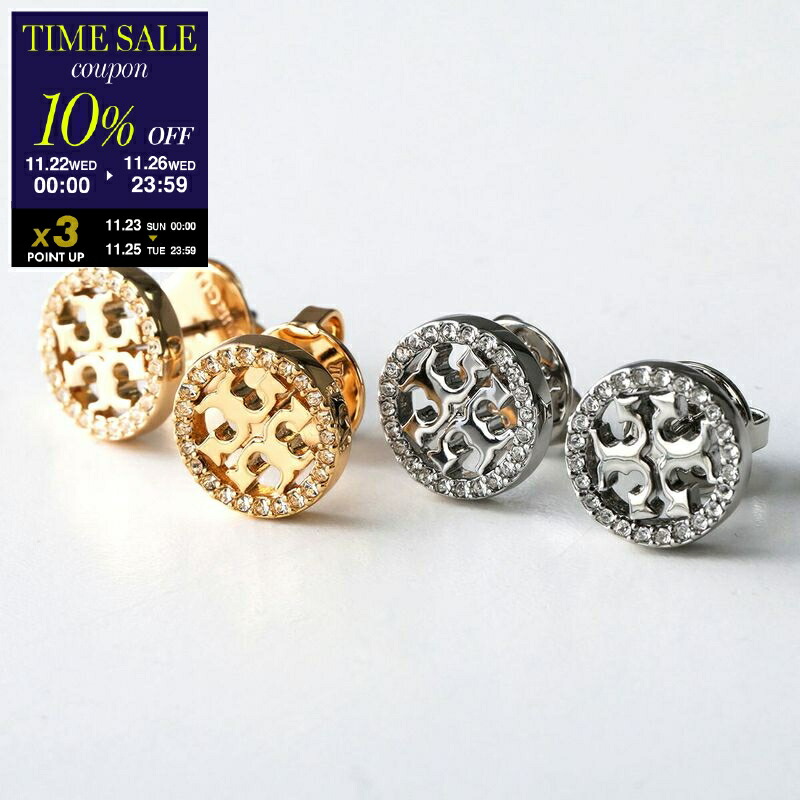 楽天市場】TORY BURCH トリーバーチ ピアス MILLER HUGGIE HOOP ミラー