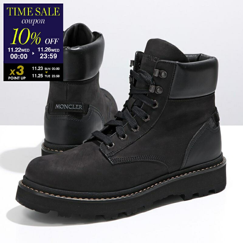 楽天市場】モンクレール ブーツ メンズ レースアップブーツ レザー