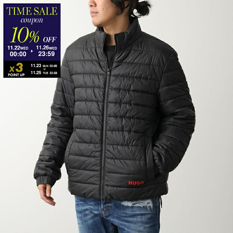 楽天市場】HUGO BOSS ヒューゴボス 中綿ジャケット BLACK 50505792