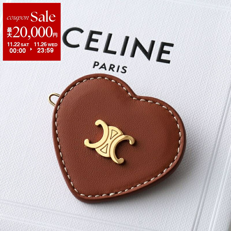 CELINE カーフスキン製トリオンフ キャンバス ヘアクリップ 箱、保存袋付き CELINE カーフスキン製トリオンフ キャンバス ヘアクリップ 箱、保存袋付き