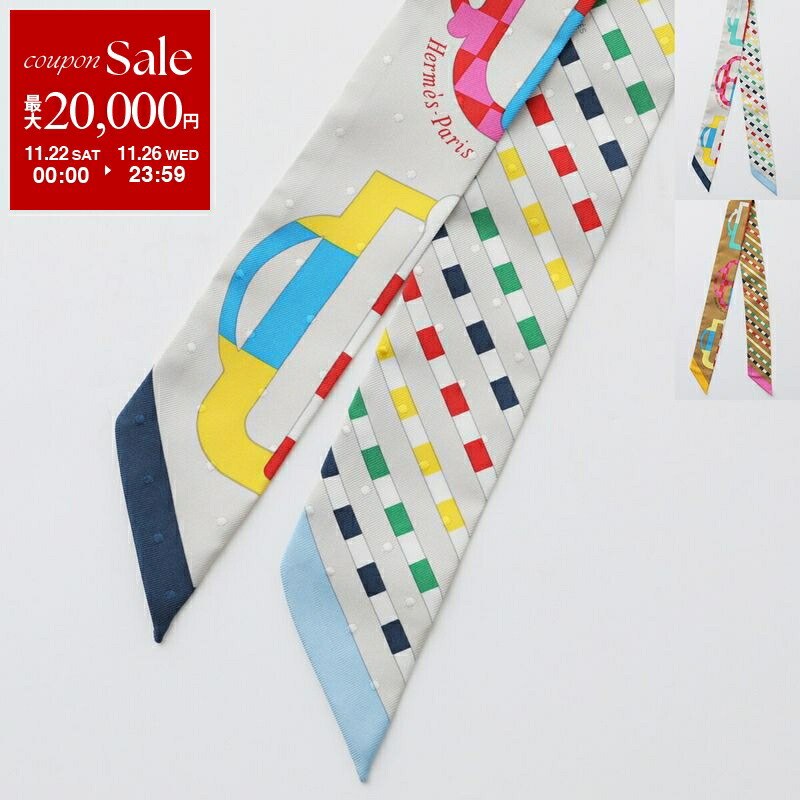 楽天市場】HERMES エルメス ツイリー スカーフ 063803S chevaux en