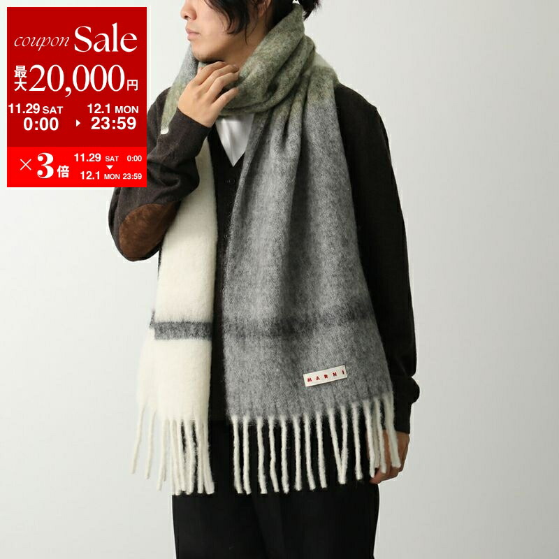 楽天市場】MARNI マルニ マフラー SCMC0093Q0 UFH532 スカーフ ウール