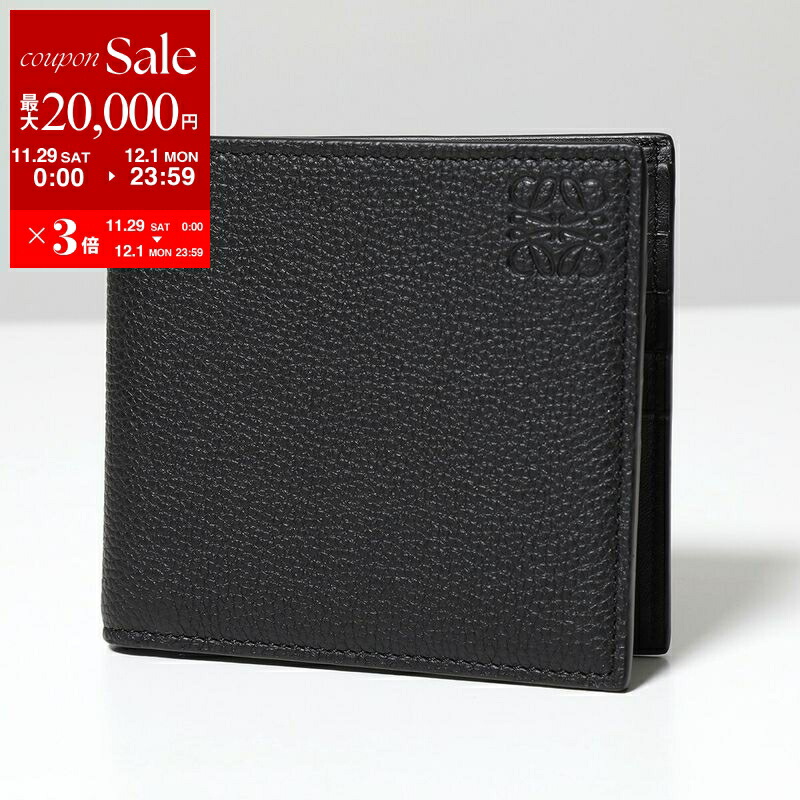 楽天市場】LOEWE ロエベ 二つ折り財布 CLE0P30X01 メンズ レザー ミニ