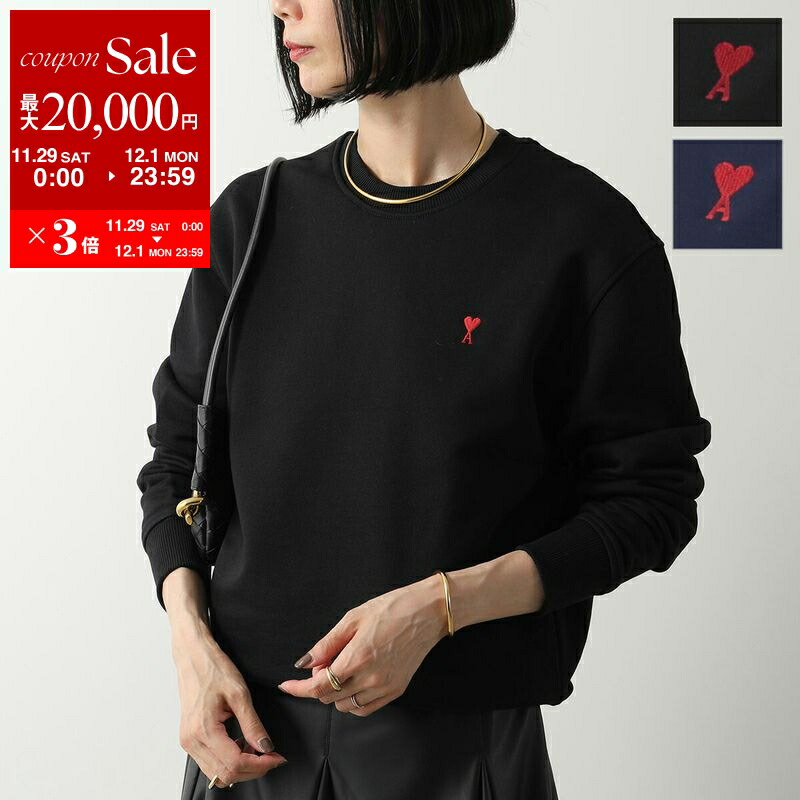 楽天市場】AMI Paris スウェット アミ パリス Black Ami de Coeur