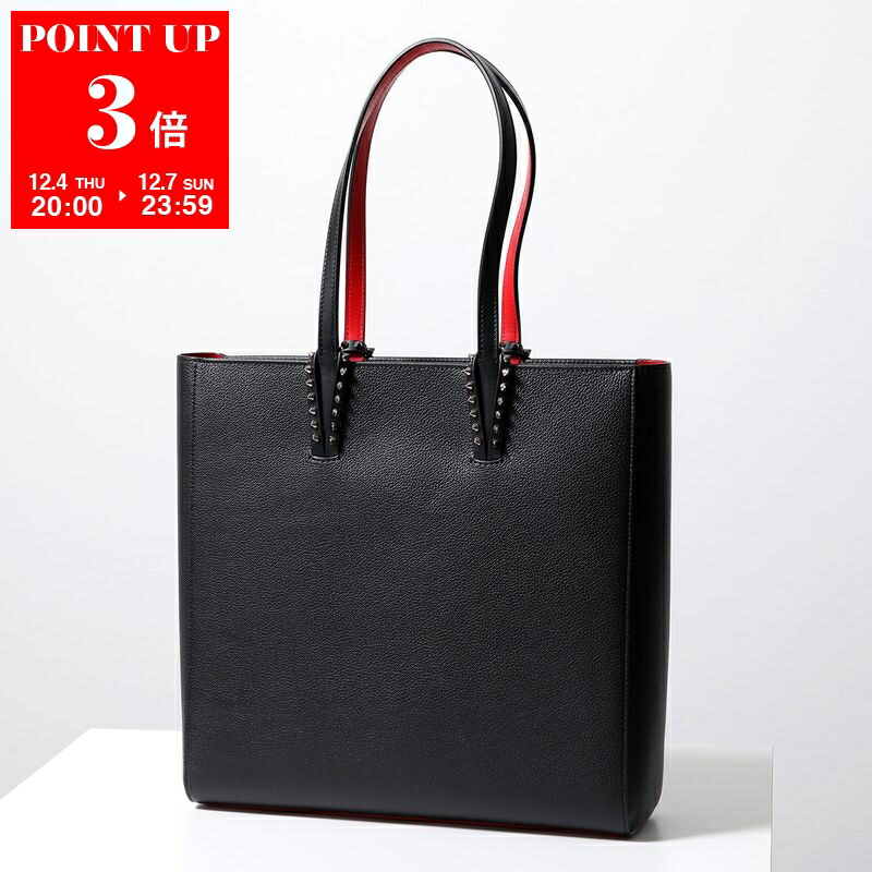 クリスチャンルブタン トートバッグ カバタ ポーチ付き　黒赤 楽天市場】クリスチャンルブタン トートバッグ カバタ ポーチ付き